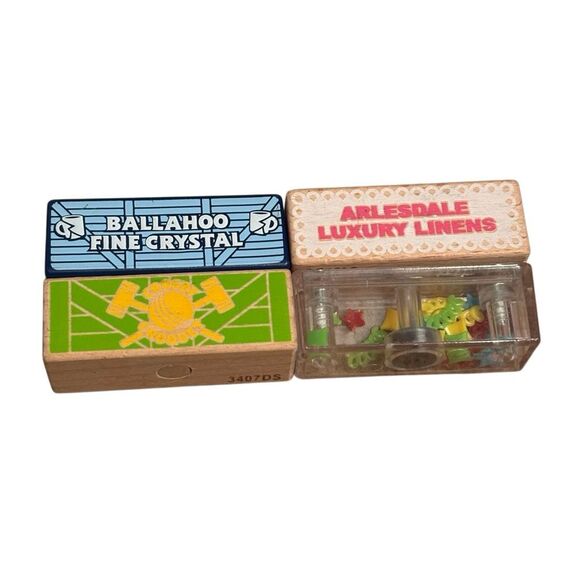 Thomas The Train Lot Of 4 Cranky The Crane Cargo Magnetic Blocks - Picture 1 of 6